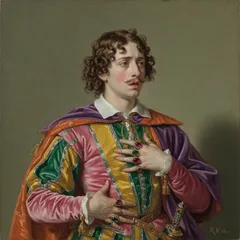Portrait illustration of Roderigo from Othello