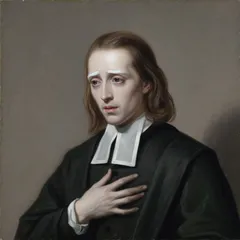 Portrait illustration of Arthur Dimmesdale from The Scarlet Letter