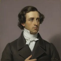 Portrait illustration of Charles Darnay from A Tale of Two Cities
