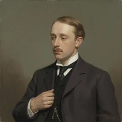 Portrait illustration of Hillyer, the Narrator from The Time Machine