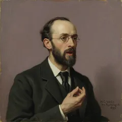 Portrait illustration of The Psychologist from The Time Machine