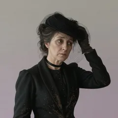 Portrait illustration of Helen Stoner from The Adventures of Sherlock Holmes