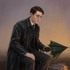 Portrait illustration of John Openshaw from The Adventures of Sherlock Holmes