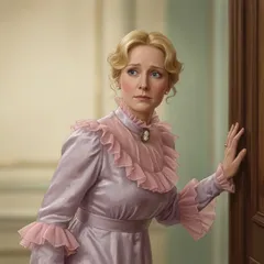 Portrait illustration of Mrs. St. Clair from The Adventures of Sherlock Holmes