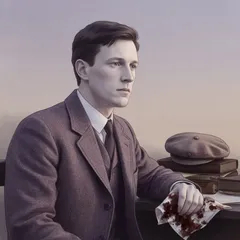 Portrait illustration of Victor Hatherley from The Adventures of Sherlock Holmes