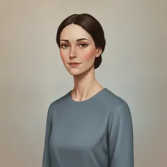 Portrait illustration of Mother from The Giver