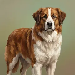 Portrait illustration of Buck from The Call of the Wild