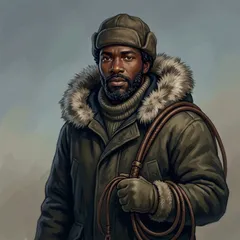 Portrait illustration of Francois from The Call of the Wild