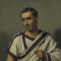 Portrait illustration of Caius Cassius from Julius Caesar