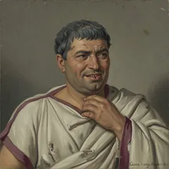 Portrait illustration of Casca from Julius Caesar