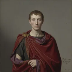 Portrait illustration of Octavius Caesar from Julius Caesar
