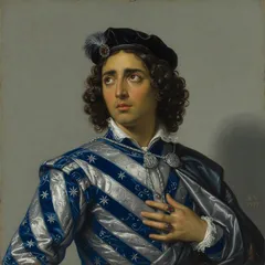 Portrait illustration of Romeo from Romeo and Juliet