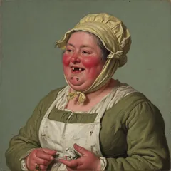 Portrait illustration of The Nurse from Romeo and Juliet