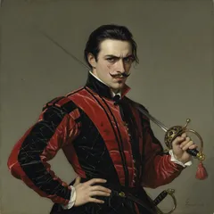 Portrait illustration of Tybalt from Romeo and Juliet