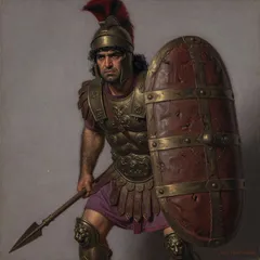 Portrait illustration of Ajax the Greater from The Iliad