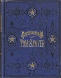 Cover illustration for the The Adventures of Tom Sawyer novel study