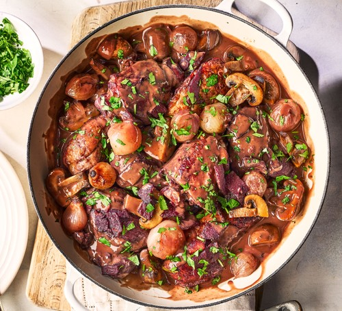 Coq au Vin (Chicken in Wine)