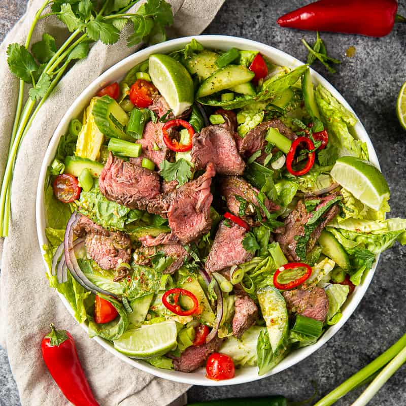 Spicy Thai Beef Salad (Yum Nua)