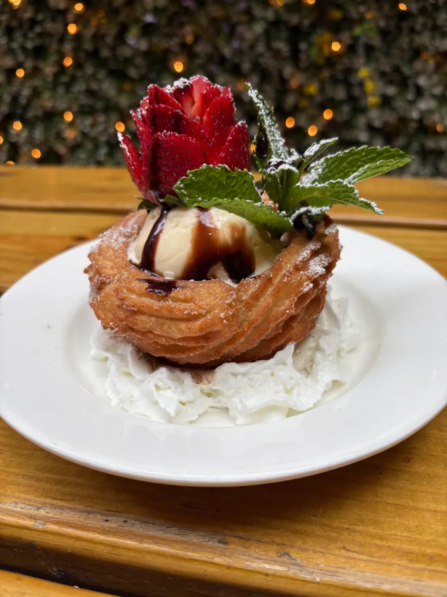 Photo of Homemade Churro Bowl with Ice Cream