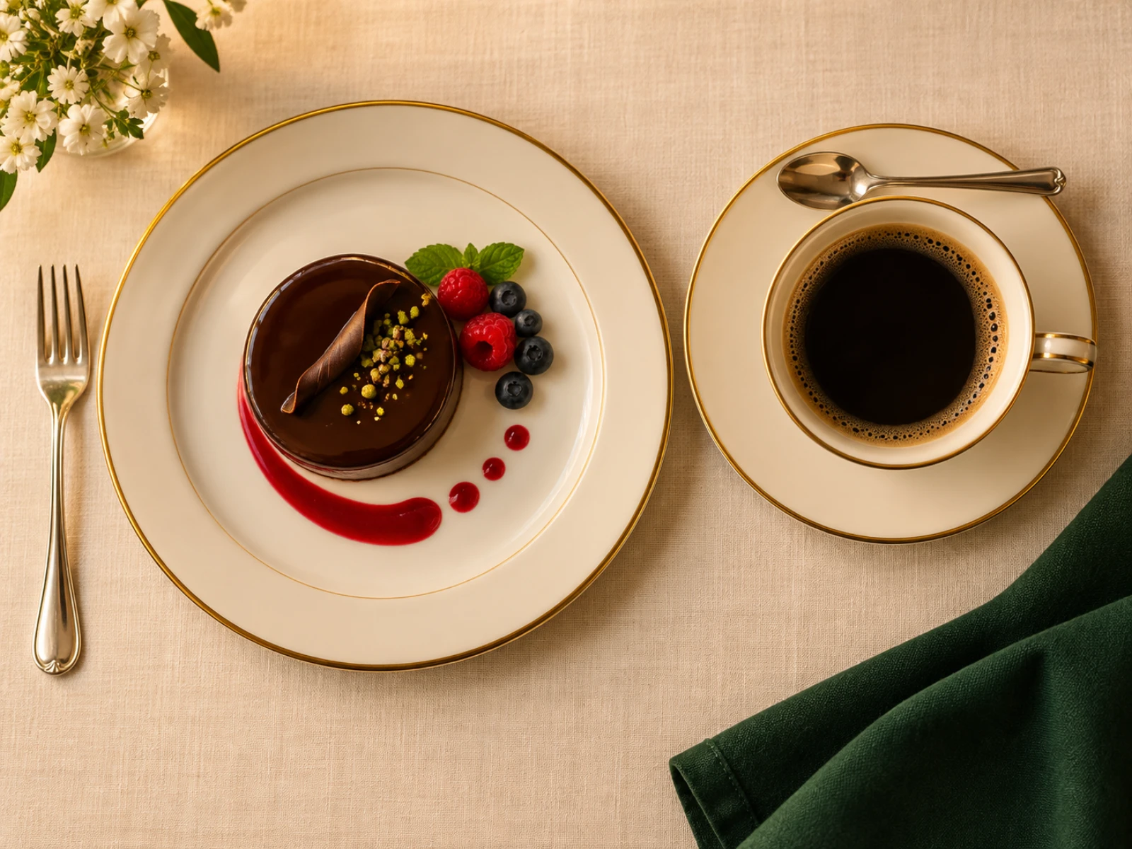 Dessert and Coffee