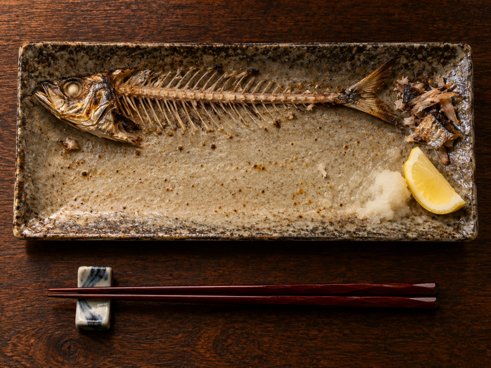 焼き魚の食べ方