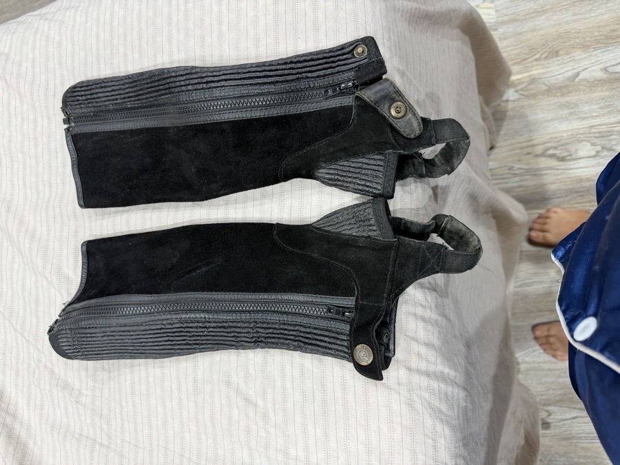  Synthetic Half Chaps for paddock boot medium