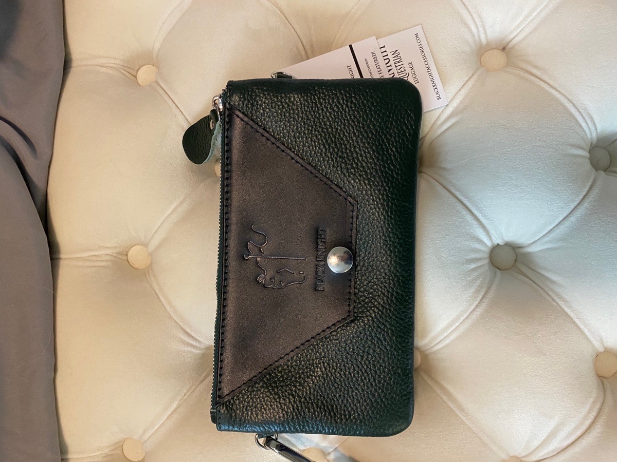 Hunter Green Black Knight Signature Riding Wristlet