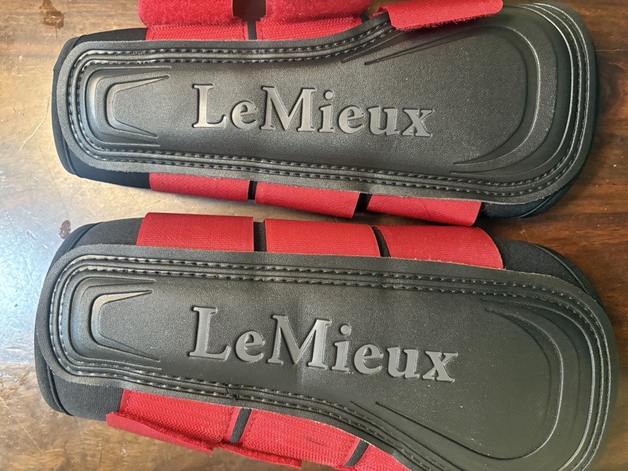 LeMieux Grafter Brushing Boot Chili