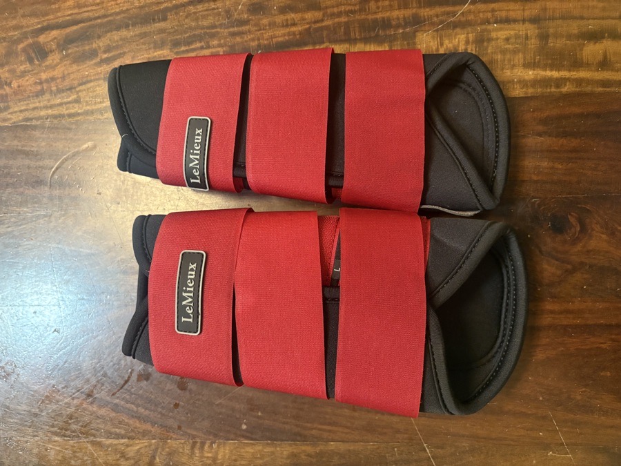 LeMieux Grafter Brushing Boot Chili