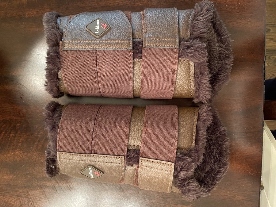 Brown LeMieux Brushing Boots