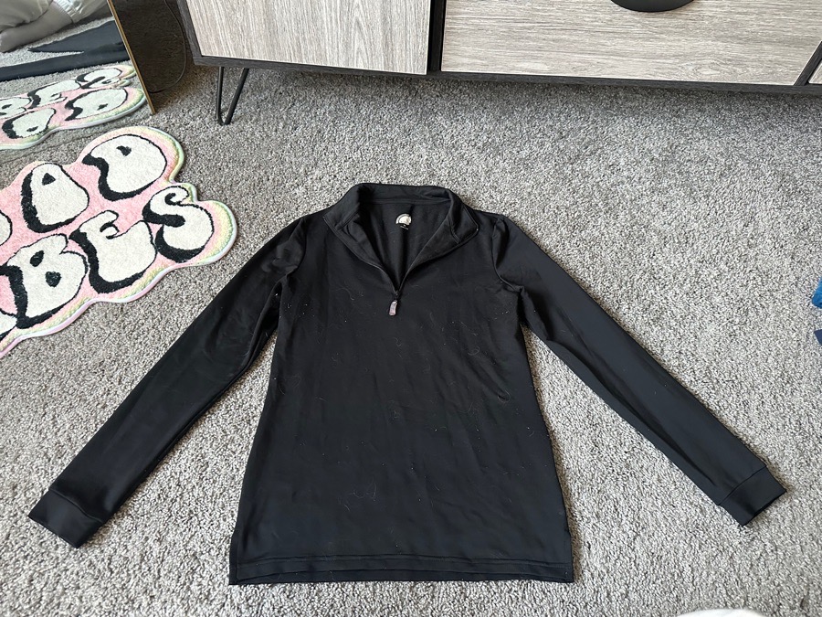 Xs black equi in style 1/4 zip 