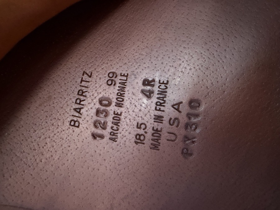 18.5” Devoucoux Biarritz - 1999 - 4R - 4.5” dot to dot