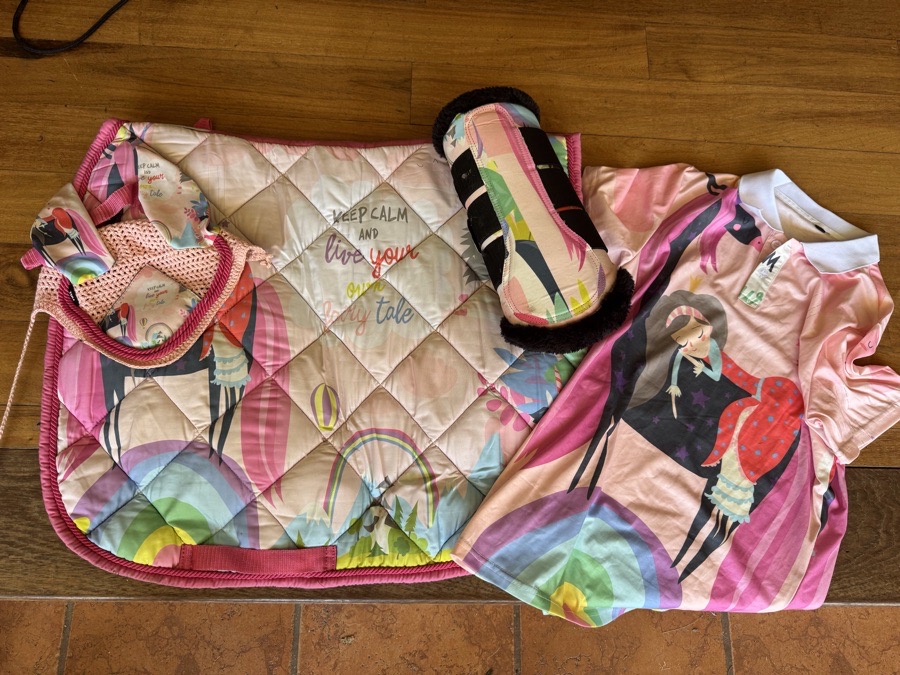 Fun dressage saddle pad!