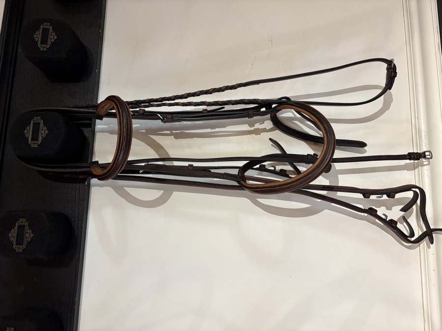 HARMOHN KRAFT Fancy Stitch Padded Bridle - Oversize 