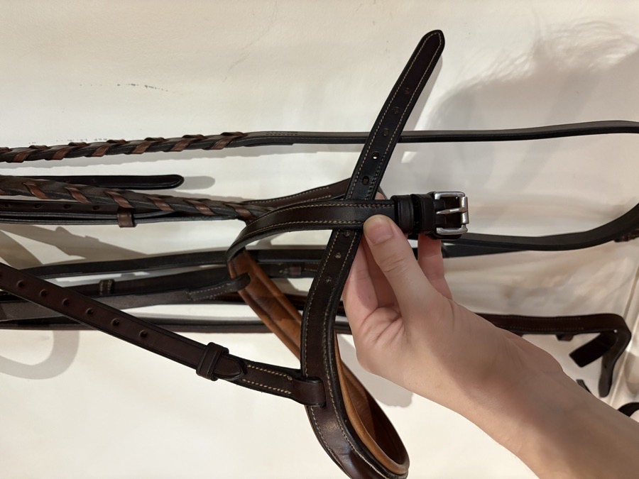 HARMOHN KRAFT Fancy Stitch Padded Bridle - Oversize
