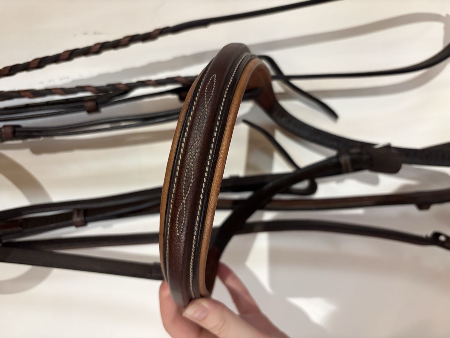 HARMOHN KRAFT Fancy Stitch Padded Bridle - Oversize