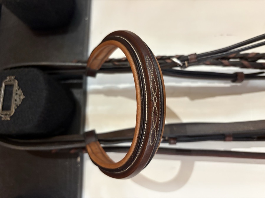 HARMOHN KRAFT Fancy Stitch Padded Bridle - Oversize