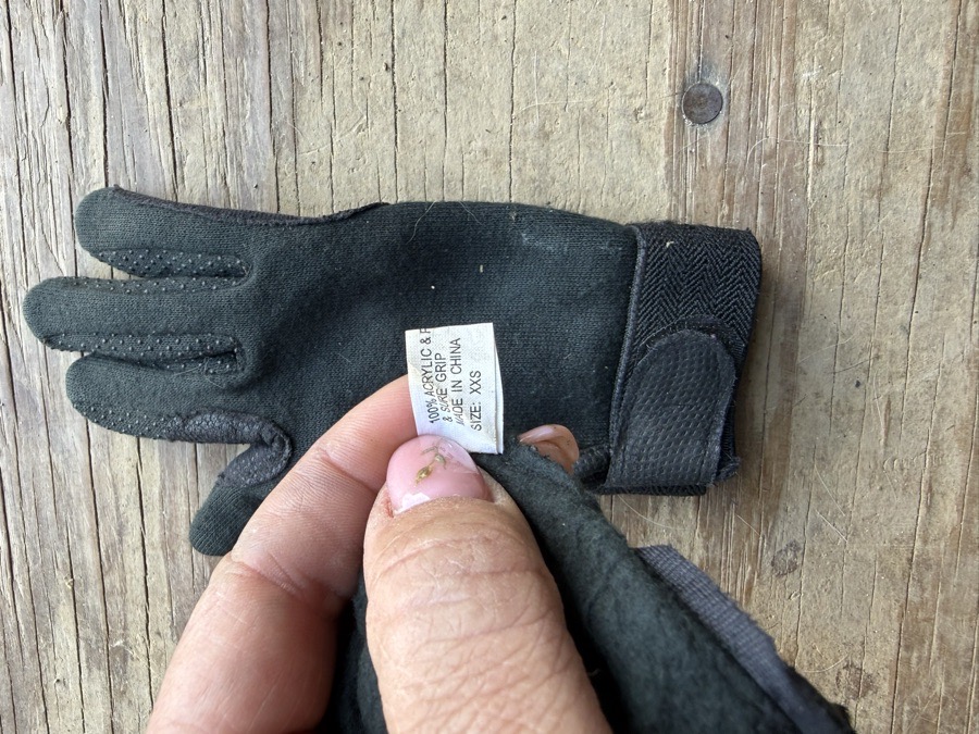 SSG kids XXS gloves