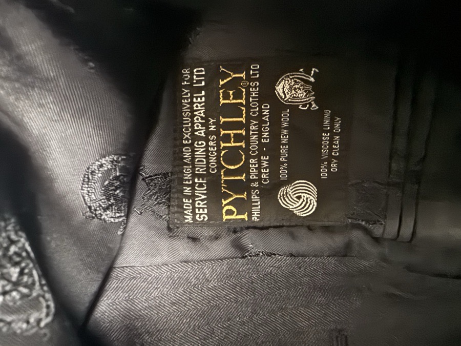 Navy Pytchley hunt coat