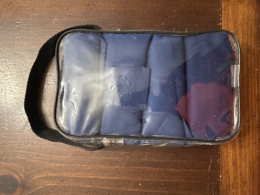 Blue Standing Wraps lightly used