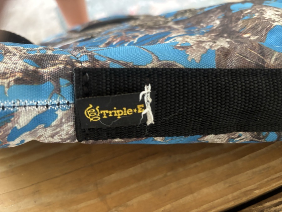 TRIPLE E Teal camoflauge saddle shaped saddle pad