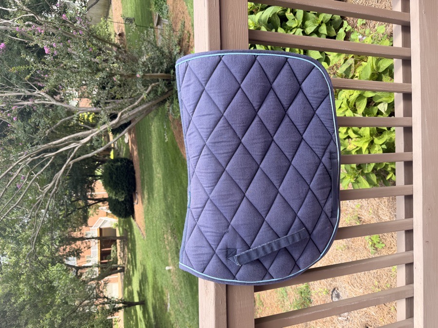 Dover saddlery navy saddle pad