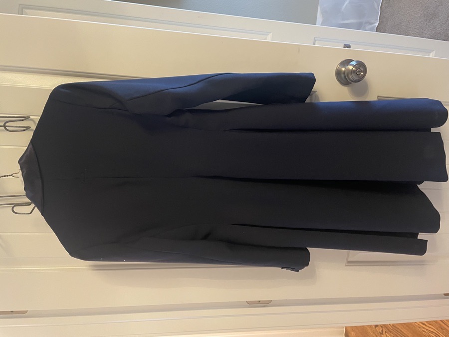 Womens Navy Saddle Seat Tux