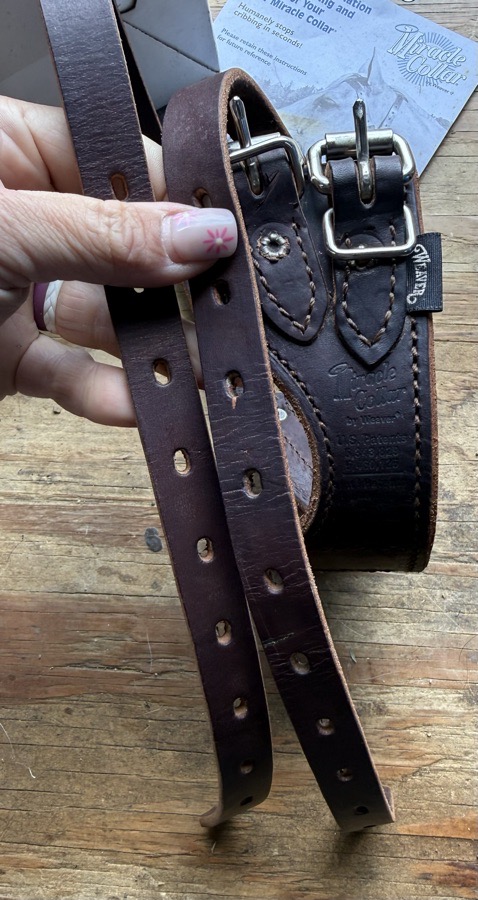 Miracle cribbing collar