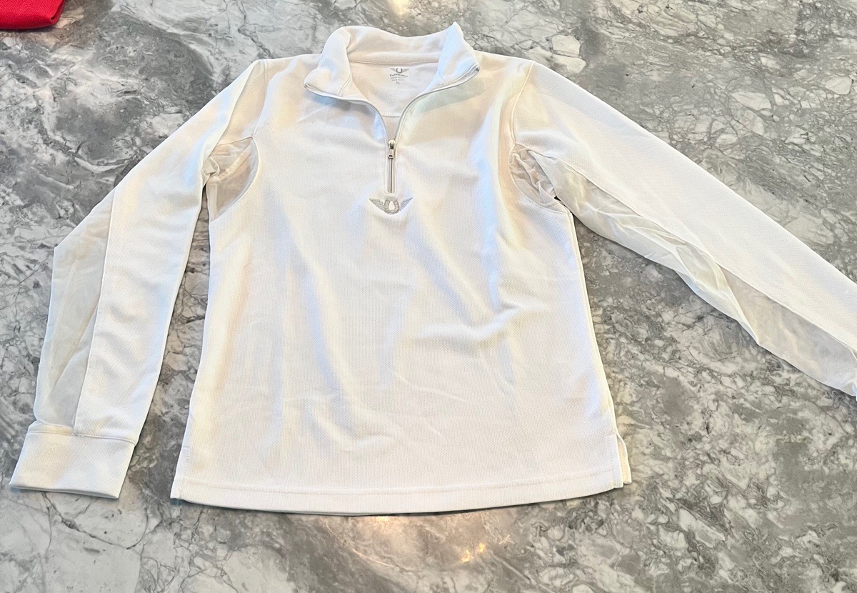 White tuffrider sunshirt 