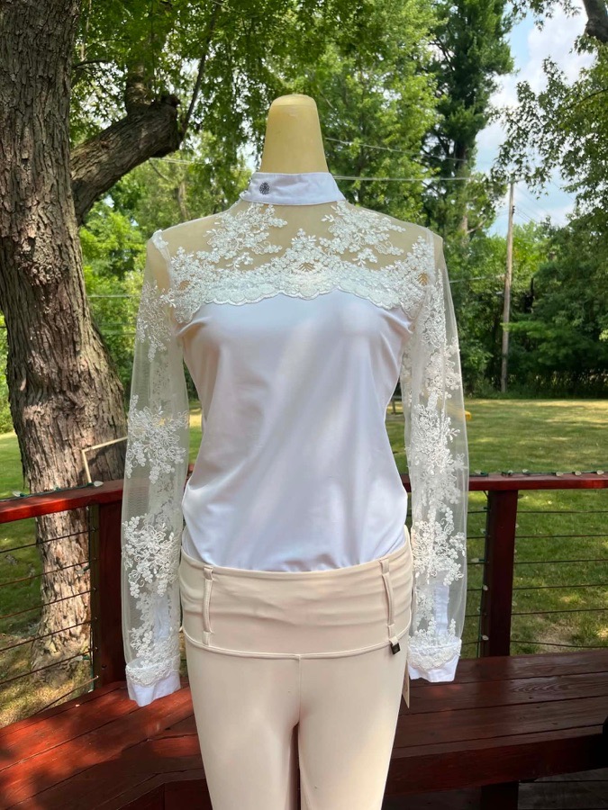 Dahlia Lehmann lace show shirt