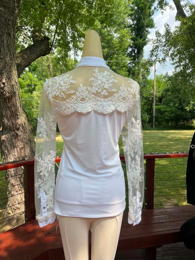 Dahlia Lehmann lace show shirt