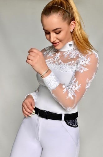Dahlia Lehmann lace show shirt