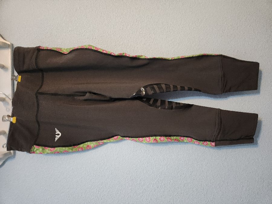 TUFFRIDER White 3/4 Zip long sleeve Polo and  Riding Pants - Breeches