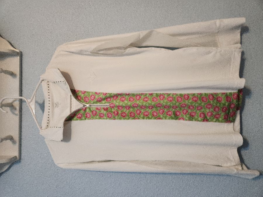 TUFFRIDER White 3/4 Zip long sleeve Polo and  Riding Pants - Breeches 